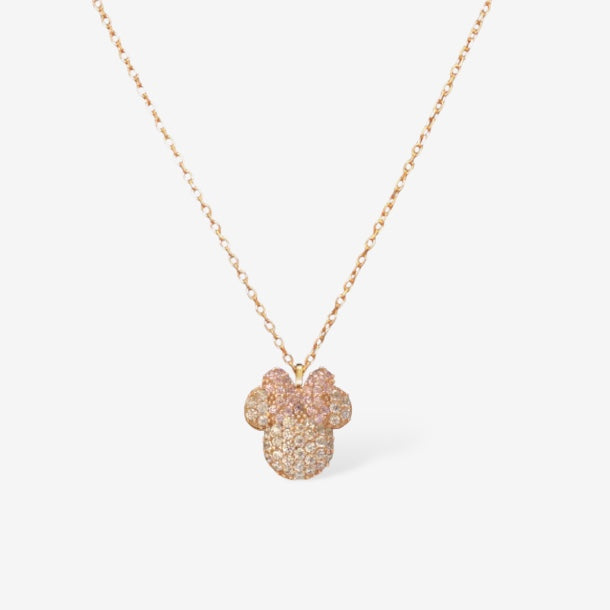 Helsinki Minnie Mouse 14K Gold Plated Sterling Silver Necklace