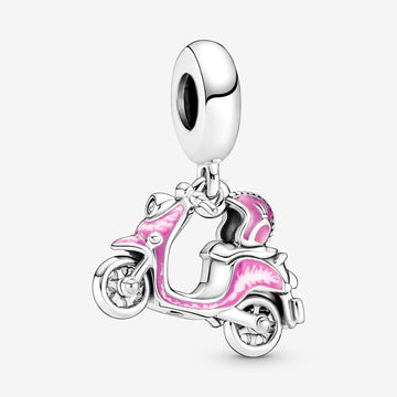 Pembe Motosiklet Charm