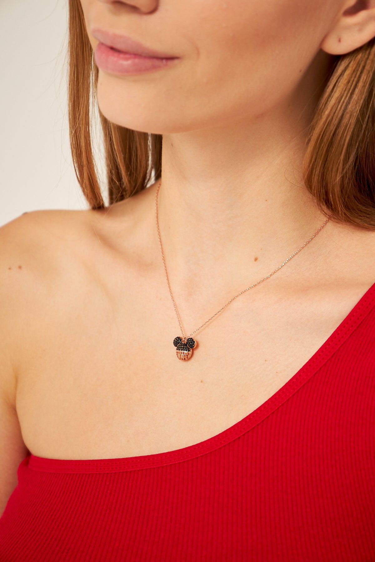 Mickey and Minnie Mouse Charm Necklace | Minnie, Mickey, Charm necklace